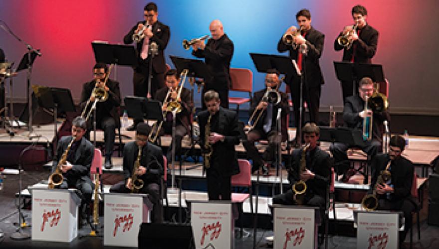 Group of Jazz musicians playing