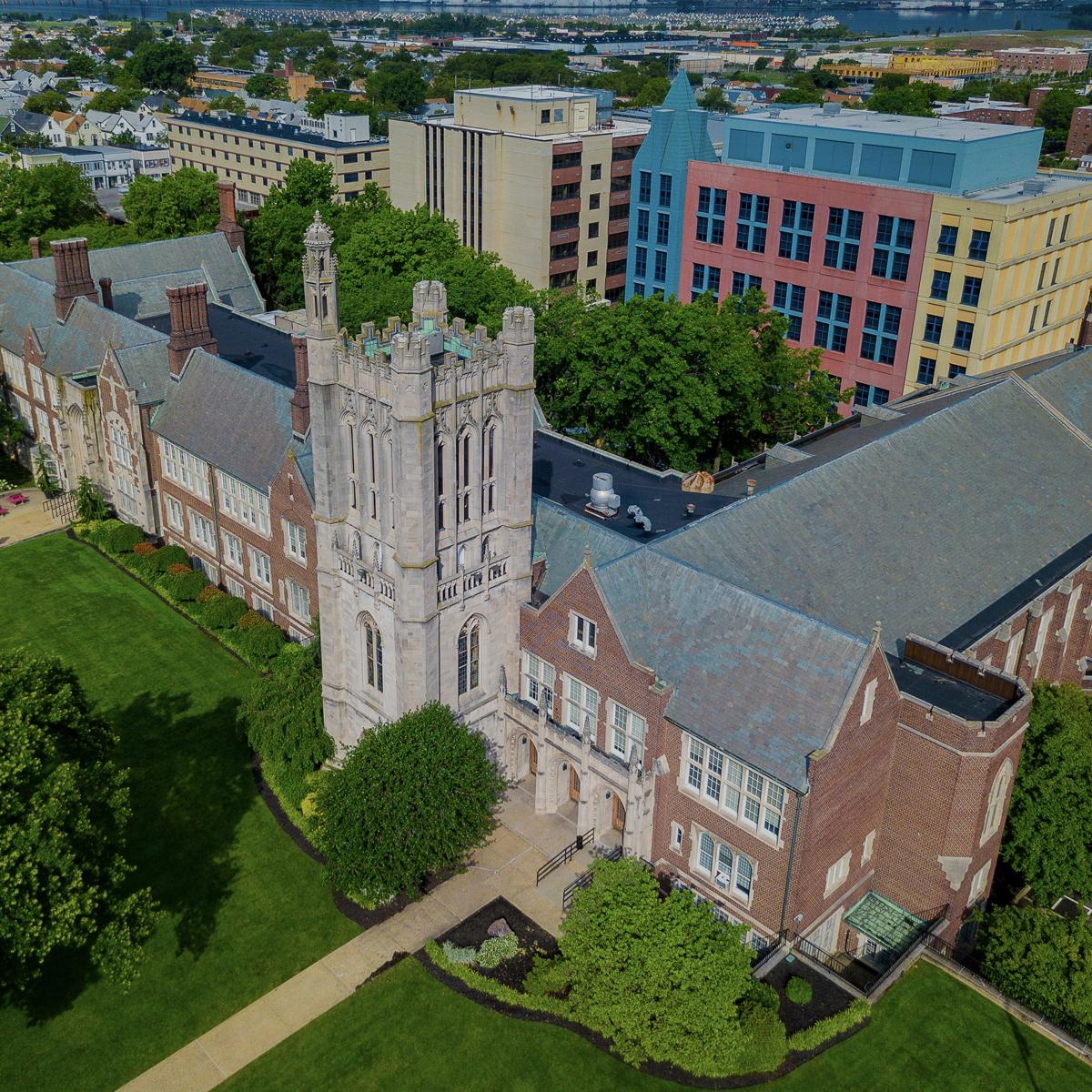 Arieal view of the NJCU main campus.