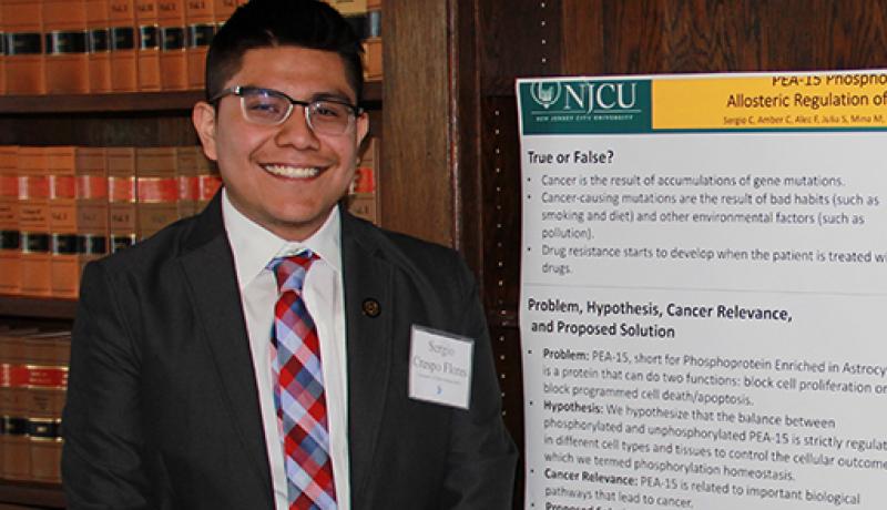 Student Sergio Crespo Presents at New Jersey’s First-ever STEM Month Event