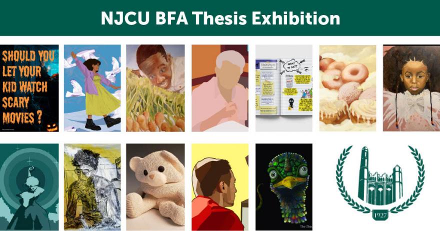 Selection of 2021 BFA Thesis Candidate's Artwork