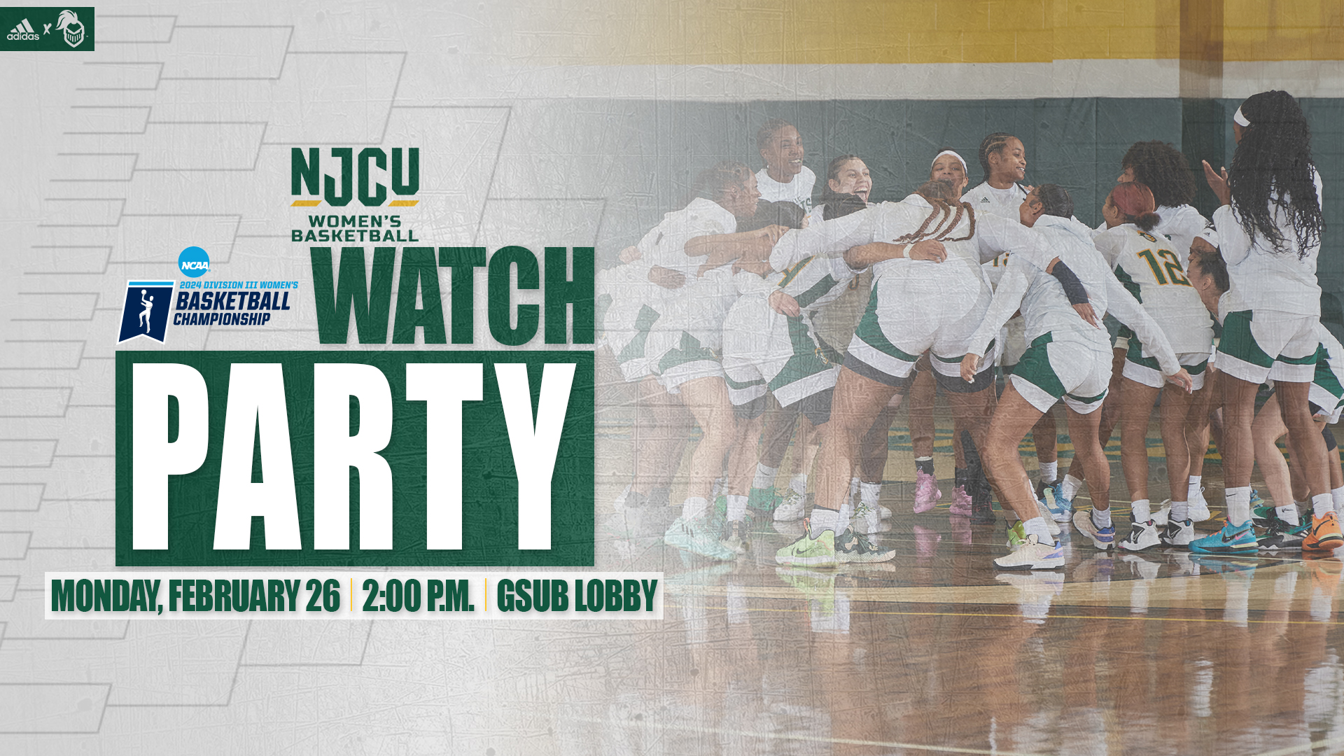 NJCU Women's Basketball Selection Show Watch Party