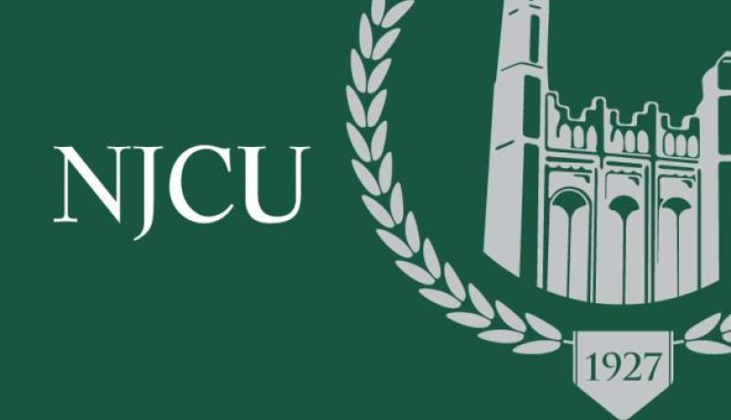 NJCU logo with a partial image of the 1927 seal