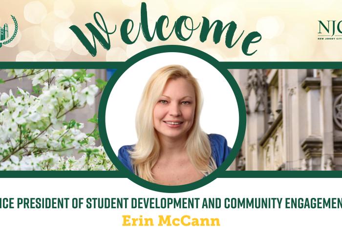 Welcome Vice President Erin McCann