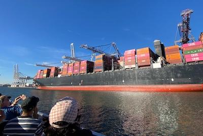 ASCM STUDENTS WATCH SHORT CARGO SHIP