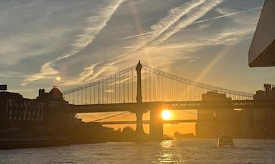 SKYLINE VIEW OF BRIDGE