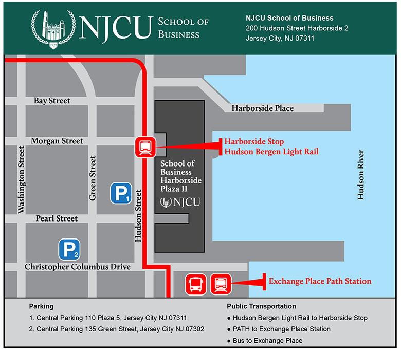 Directions for Visitors New Jersey City University